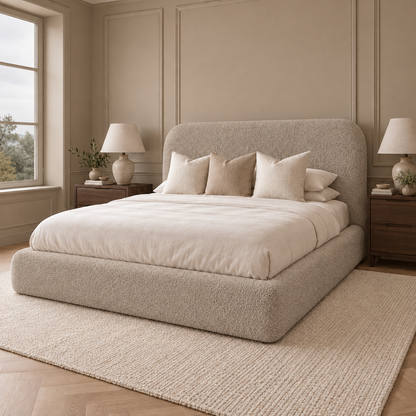 Preston Boucle Bed Frame