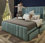 Manhattan Divan Bed Frame in Plush Velvet