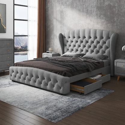 Murshad Winged Divan Bed Frame