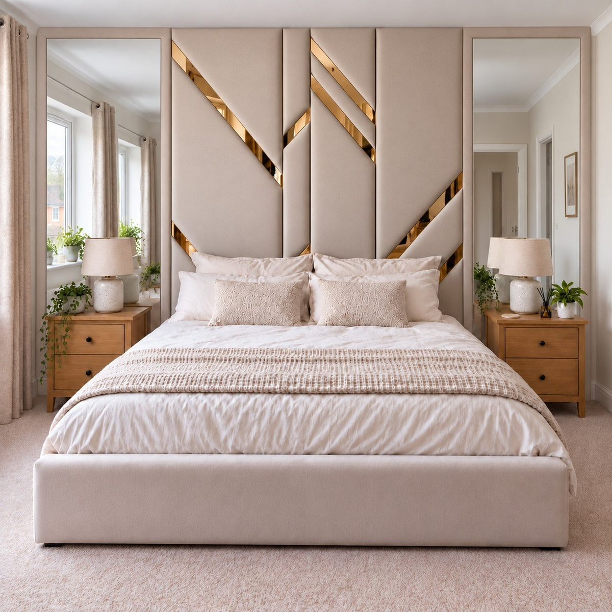 Aluxo High End Art Deco Bed Frame