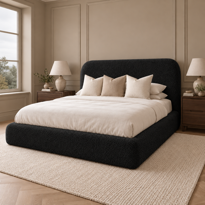 Preston Boucle Bed Frame