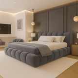 Malti Mini Ambassador Bed in Boucle Fabric