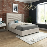 Luna Chesterfield Wingback Bed Frame
