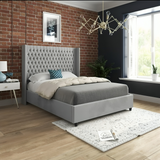 Luna Chesterfield Wingback Bed Frame