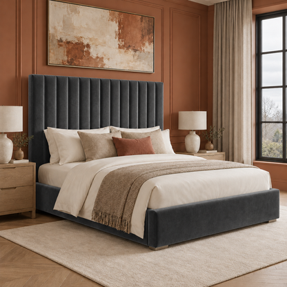 Colchester Upholstered Panel Bed Frame