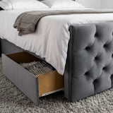 Zoi Winged Divan Bed Frame